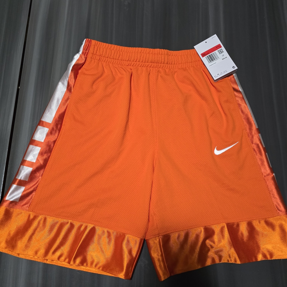 Kids Nike Vibrant Orange Athletic Shorts NEW nwt